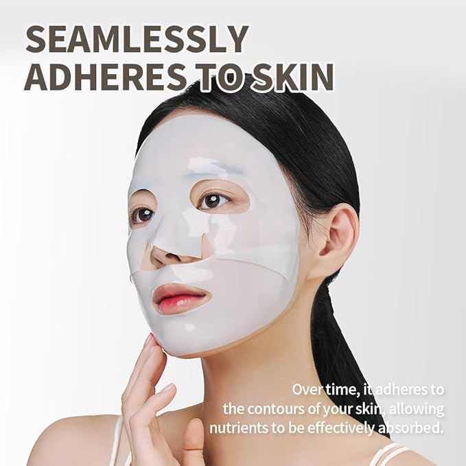 NACIFIC Rice Pepta Collagen Gel Facial Mask (Rice Peptide) 4EA Set | Overnight Hydrogel Care for All Skin Types, Hydrating, Firming, Elasticity, Pore Minimizing, Glass Glow Skin | Korean Beauty
