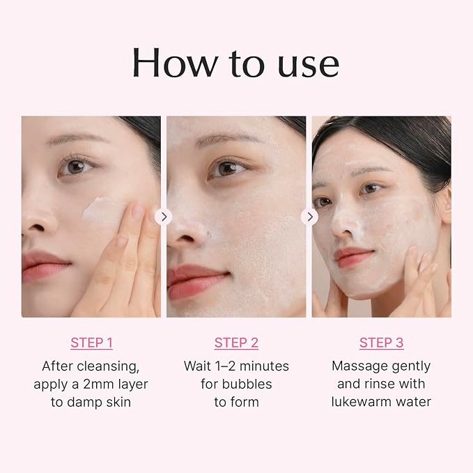SU:M Micro-Active Pink Vitamin Bubbletox Mask Pack (0.13 fl oz x 14ea) - Korean Skincare β Deep pore cleansing, hydration with Fermented Pink Vitamin 12, Hibiscus, Kaolin & Bentonite
