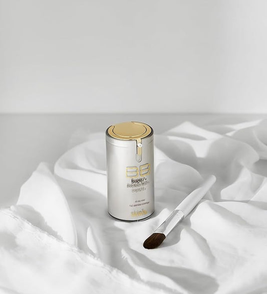 SKIN79 Gold BB Super Plus Beblesh Balm 40g 1 Pack - Made in Korea, US exclusive Version K Beauty Flawless Radiant Base Foundation Makeup Blemish Cover Tinted Moisturizer Natural 21 color