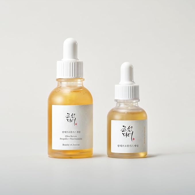 Beauty of Joseon Glow Serum Propolis and Niacinamide Hydrating Facial Soothing Moisturizer for Irritated Uneven Skin Tone, Korean Skin Care, 60ml, 2 Fl.Oz