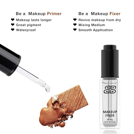 Makeup Fixer Cosmetics Mixing Liquid Eyeshadow Prolong Pigment Durability Water-Proof For Artist's Makeup Kit 10mL/0.34 US FL OZ