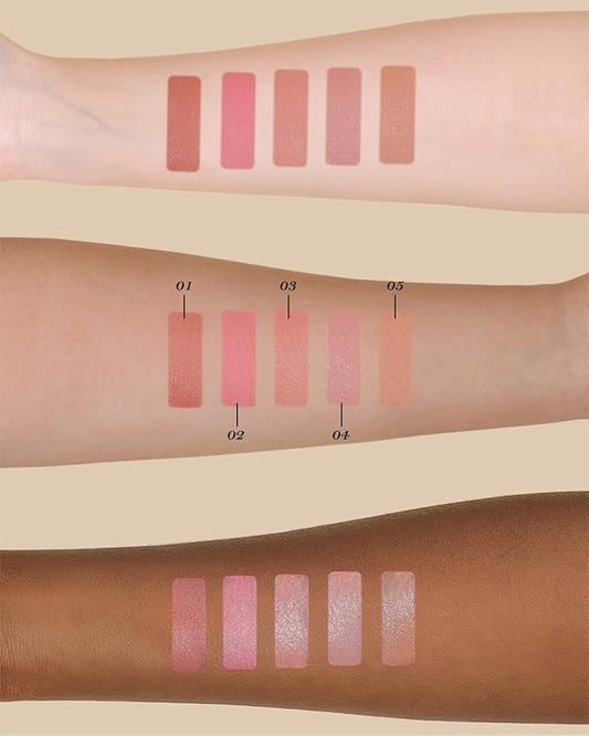 Flower Knows Little Angel Cream Blush,Buildable & Blendable Makeup Blush for cheeks,Soft & Long-lasting,Rose Pink Flush for All Skin Tones(02 Floral Praise,6g)