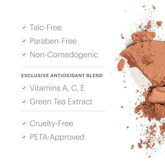 Glo Skin Beauty Pressed Base Powder Foundation Makeup (Tawny Fair) - Flawless Coverage for a Radiant Natural, Second-Skin Finish