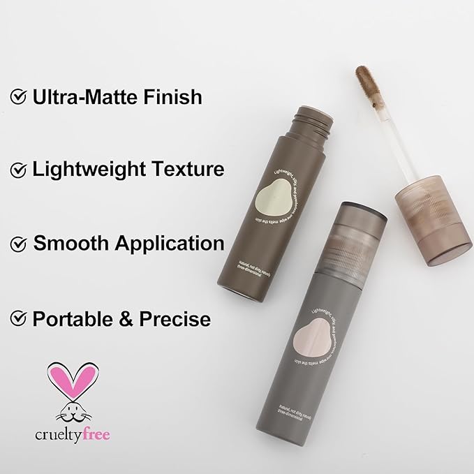 Erinde Liquid Contour Stick β Warm Toned Natural Brown Cream Bronzer for Face Definition, Soft Silky Texture with Buildable Coverage, Long Lasting Contour Makeup, Vegan & Cruelty-Free, 202
