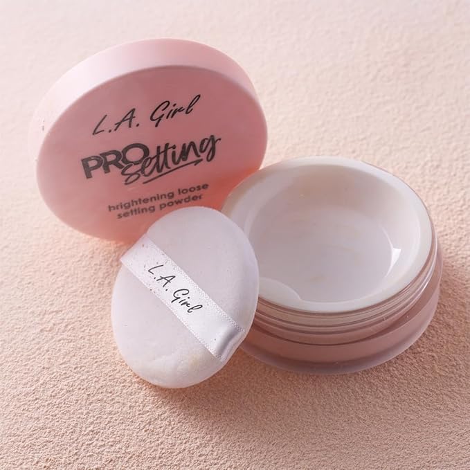 L.A. Girl Pro Setting Brightening Loose Setting Powder, Soft Pink GLP736
