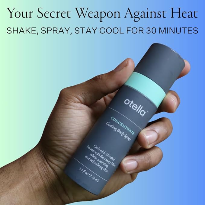 Cooling Body Spray with Menthol and Aromatherapy Rosemary Mint Scent to help you Concentrate, 2.7 oz. | Anytime Immediate Heat Relief | TSA Approved | Gluten Free | Vegan | Paraben Free