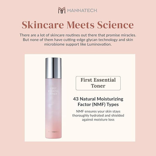Luminovation First Essential Toner with 43 Natural Moisturizing Factor (NMF) Types