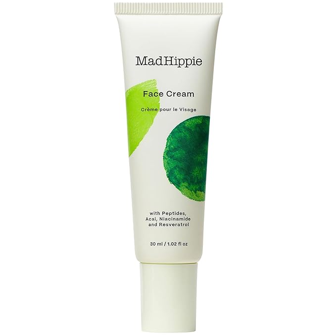 Mad Hippie Face Cream β Age-Defying Face Moisturizer & Skin Tightening Cream with Niacinamide, Advanced Peptides & Argan Oil 1.02 Oz