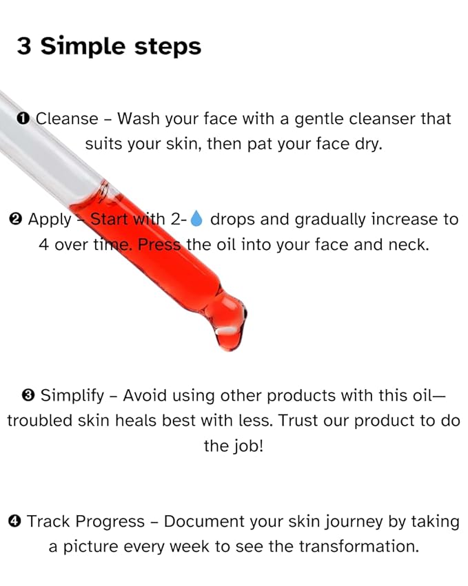 Goodbye to Breakout Face Elixir β Hydrating Face Oil for Women | Natural, Cruelty-Free, Plant-Based Vitamin C Oil for Oily & Troubled Skin + Acne-Prone Skin Treatment | Handcrafted in USA β 1.69 fl oz