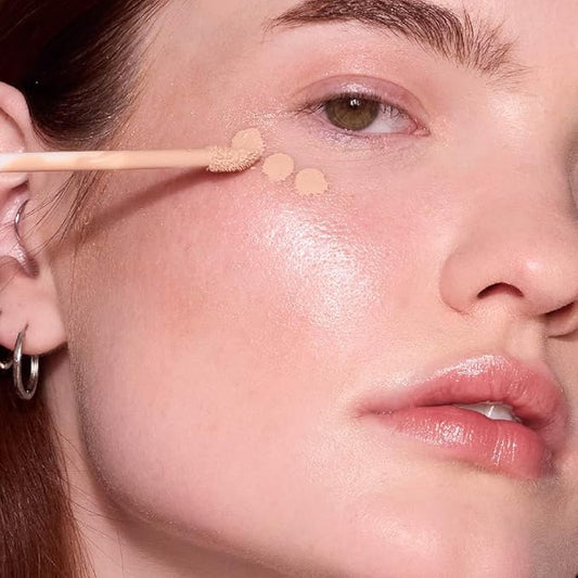 MCoBeauty Brighten & Perfect Cream Concealer, 3 Light Beige, Brightening Coverage for Flawless Complexion, Vegan, Cruelty Free Cosmetics