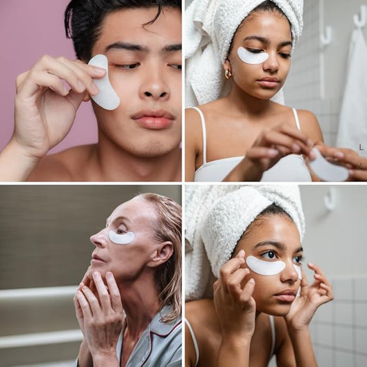 Bakuchiol Under Eye Mask β 6 Pairs Eye Patches for Puffy Eyes, Dark Circles, Fine Lines β Red Algae, Hyaluronic Acid, Natural & Biodegradable β Anti-Aging Hydrating Eye Treatment for Women & Men