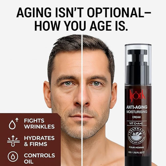 Menβs Anti-Aging Cream for Face and Neck | Male Anti Wrinkles Cream for Face and Neck