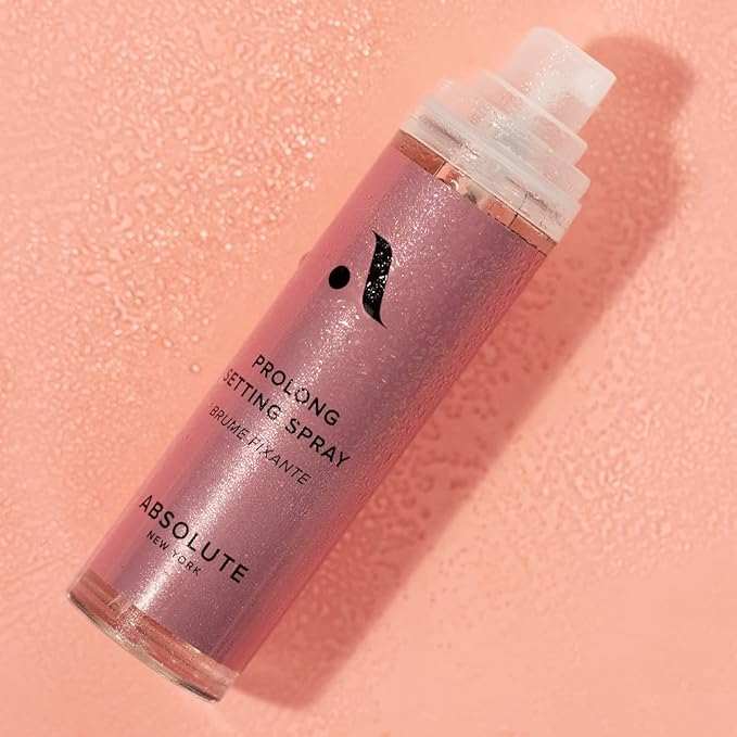 Absolute New York Prolong Setting Spray, Hydrate, Set and Prolong, Skin Boosting Hydration, Calm Skin and Reduce Redness (1.01 fl oz, Prolong Setting Spray)