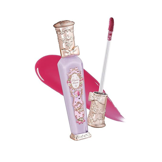 Flower Knows Violet Strawberry Rococo Glowy Lip Gloss,Moisturizing Tinted Lip Oil-Hydrating Lip Makeup for Girls&Women-Vegan & Cruelty-Free-0.12 Fl Oz,1 Count (G04 Blackberry Jam)