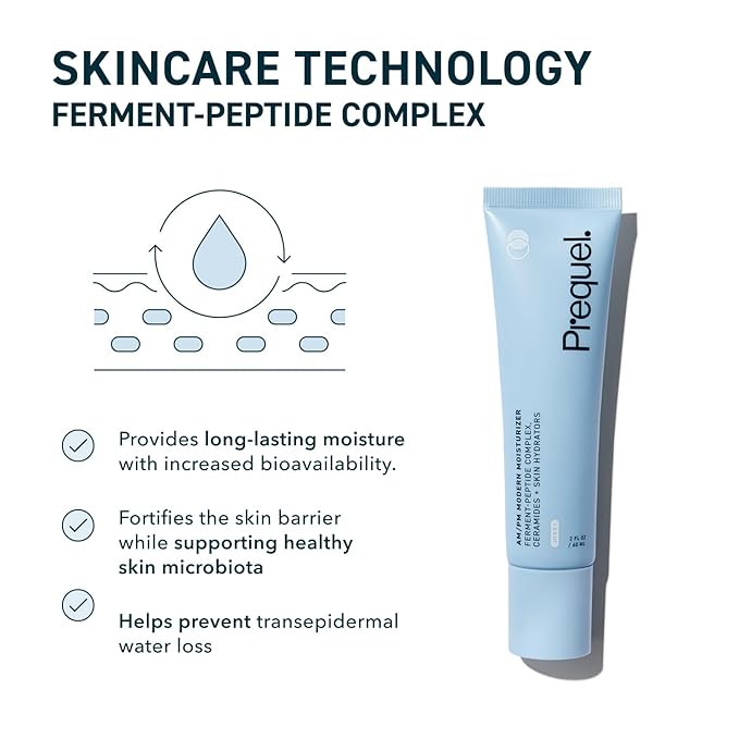 Skin AM/PM Modern Moisturizer β Hydrating Face Cream with Peptides, Ceramides & Glycerin for Dry, Sensitive, or Combination Skin β Non-Greasy Moisturizer for Barrier Support