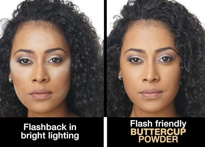 Sacha BUTTERCUP Setting Powder. No Ashy Flashback. Blurs Fine Lines and Pores. Loose, Translucent Face Powder to Set Makeup Foundation or Concealer. For Medium to Dark Skin Tones, 1.75 oz.