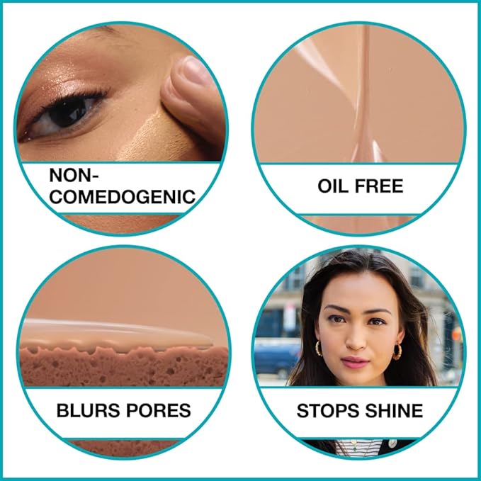 Maybelline Fit Me Matte + Poreless Liquid Foundation + Fit Me Mattifying Primer Makeup Bundle, Includes 1 Foundation in Porcelain and 1 Primer