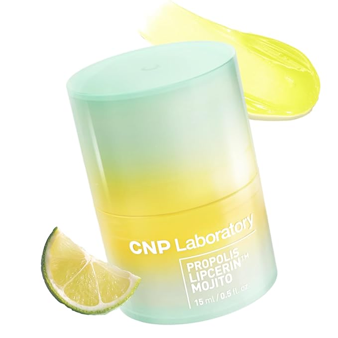 CNP Honey Lip Butter - Propolis Lipcerinβ’ 03 Lime, Hydrating Overnight Manuka Lip Balm & Mask, 12hrs Long-lasting Moisture, Gifts for Women, Korean Skin Care, 0.5 fl.oz.