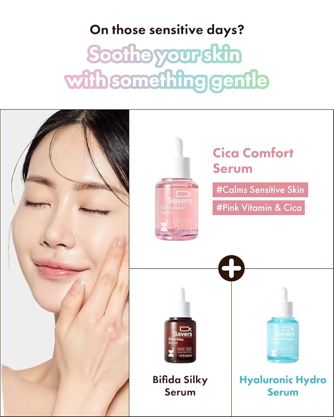 ITβS SKIN Dr.Savers Hyaluronic Acid Hydro Serum 1.01 fl.oz, Deep Hydration Moisturzing Serum with Hyaluronic Acid and Panthenol, Lightweight Non Sticky Moisturizer for Sensitive Skin, Korean Skincare