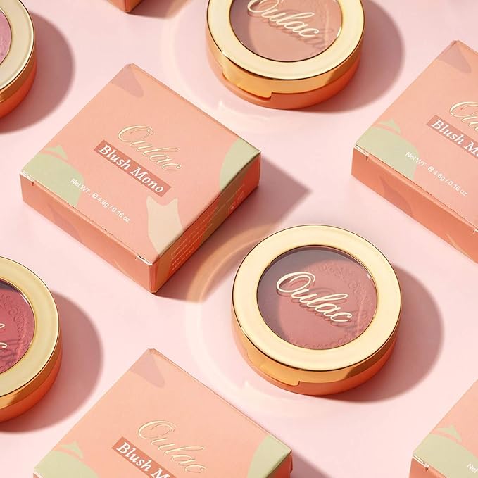 Oulac Matte Blush| Highly Pigmented Powder| Natural Matte Glow| Cruelty-Free Blush with Rose Oil| 08 The Miracle 4.8g