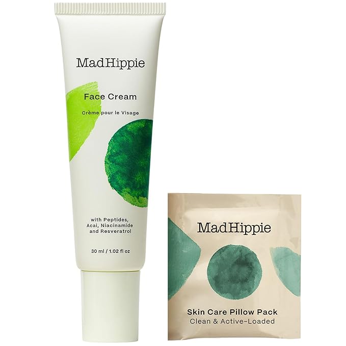Mad Hippie Face Cream β Age-Defying Face Moisturizer & Skin Tightening Cream with Niacinamide, Advanced Peptides & Argan Oil 1.02 Oz
