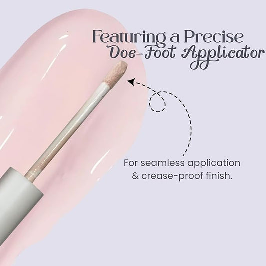 M2U NYC Hydrating Eye Primer β Preps Eyelids for Intense Eyeshadow Colors, Long-Lasting, Crease-Free Wear, Smudge-Proof, Lightweight Eye Shadow Primer - Non-Greasy Gripping Formula for Wrinkle-Filling