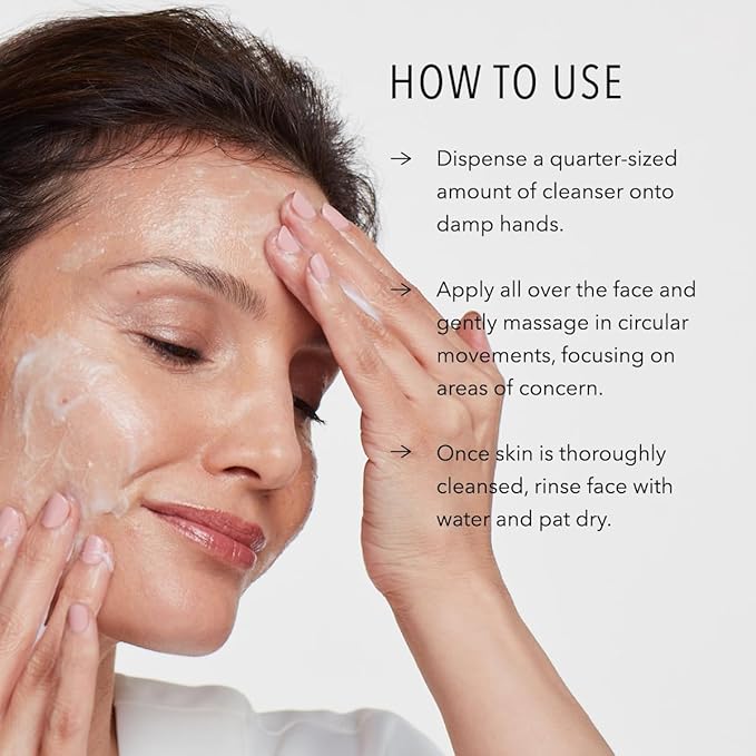 HydroPeptide Exfoliating Cleanser, Energizing Renewal. Gentle Exfoliation & Collagen Promoting Peptide Face Wash, 6.76 Ounce