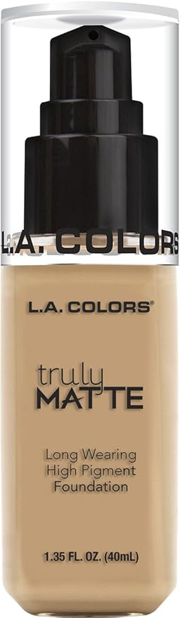 L.A. COLORS Truly Matte Foundation, Natural CLM352