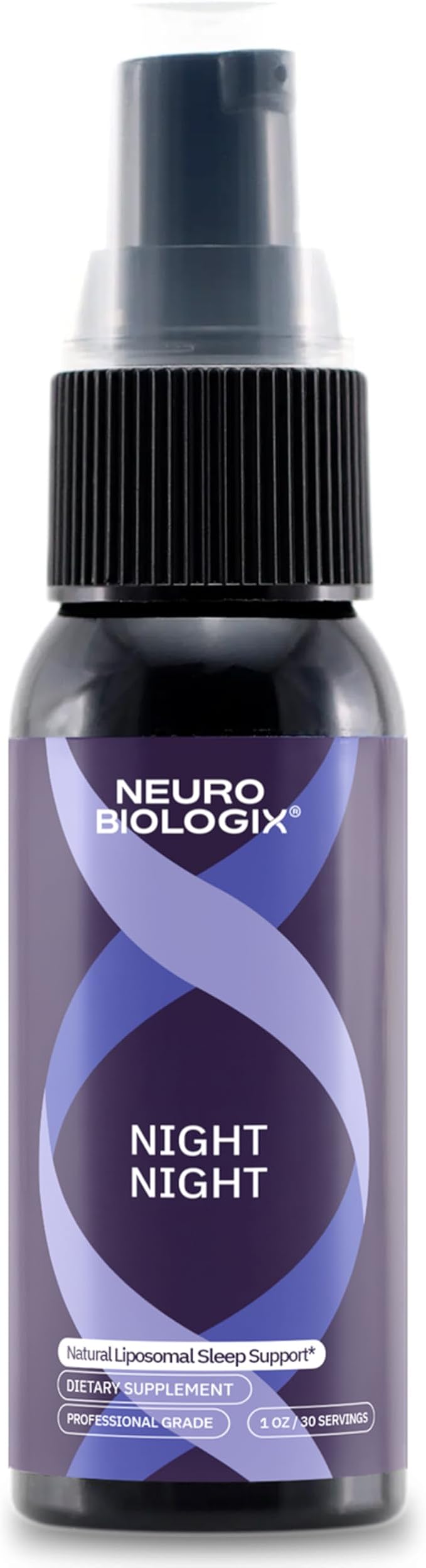 Night Night Liposomal Spray β Non-Habit-Forming Sleep Supplement with Melatonin & GABA - Fast-Absorbing Sleep Spray to Promote Rest, Relaxation & Positive Mood - Allergen-Free & Vegan