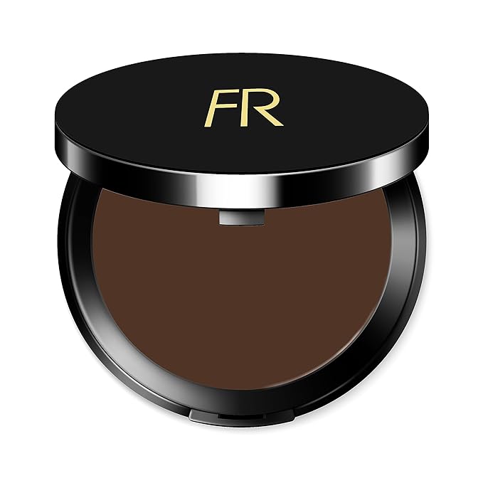 Cream To Powder Foundation by Flori Roberts, Full Coverage for Women of Color or Deeper Skin Tones, Long Lasting Makeup, Matte Finish, Covers Uneven Complexion and Hides Imperfections, 0.30 oz