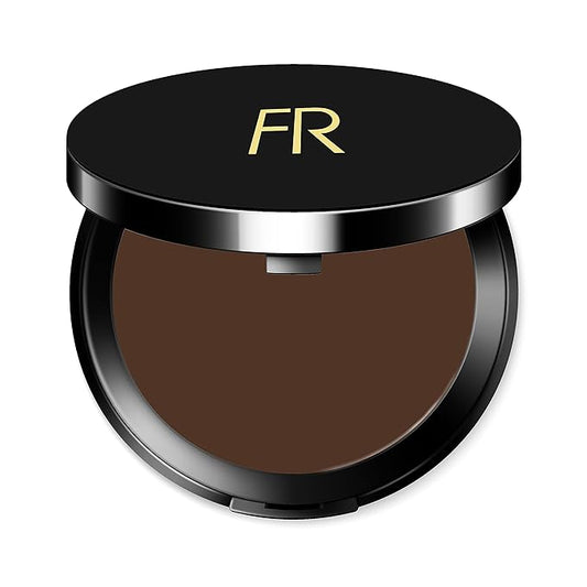 Cream To Powder Foundation by Flori Roberts, Full Coverage for Women of Color or Deeper Skin Tones, Long Lasting Makeup, Matte Finish, Covers Uneven Complexion and Hides Imperfections, 0.30 oz