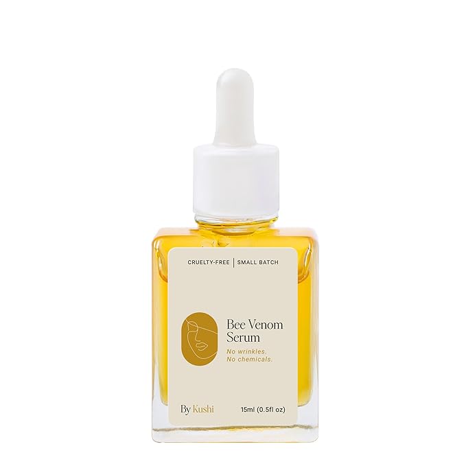 KUSHI Bee Venom Serum β Hydrating & Firming Face Serum for Radiant, Youthful-Looking Skin β Cruelty-Free, No Parabens or Sulfates β 15ml
