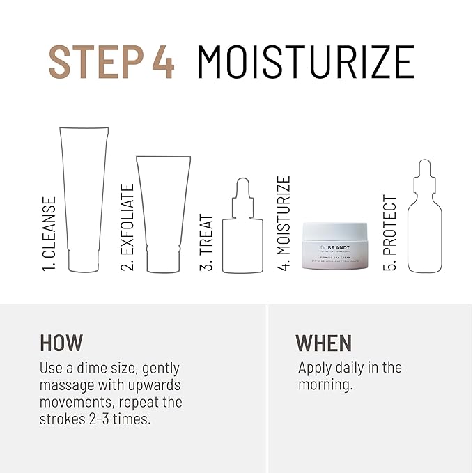 Dr. Brandt Dare to Age Firming Day Cream - Collagen-Boosting Moisturizer - Fragrance Promotes Relaxation & Self-Confidence - 1.7 oz, Pack of 2