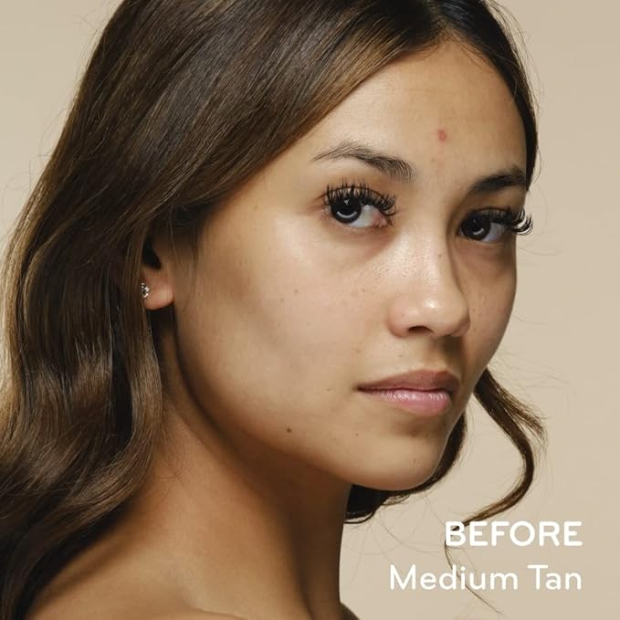 pΕ«rlisse Ageless Glow Serum BB Cream SPF 40 - Glow BB Cream with SPF Enriched with Bakuchiol & Vitamin C to Help Improve Firmness & Reduce Wrinkles for Dewy Skin - Medium Tan (1.4 oz)