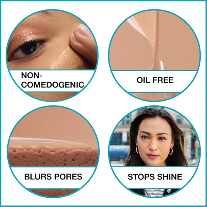Maybelline New York Fit Me Matte + Poreless Liquid Foundation, Pouch Format, 340 Cappuccino, 1.3 Ounce