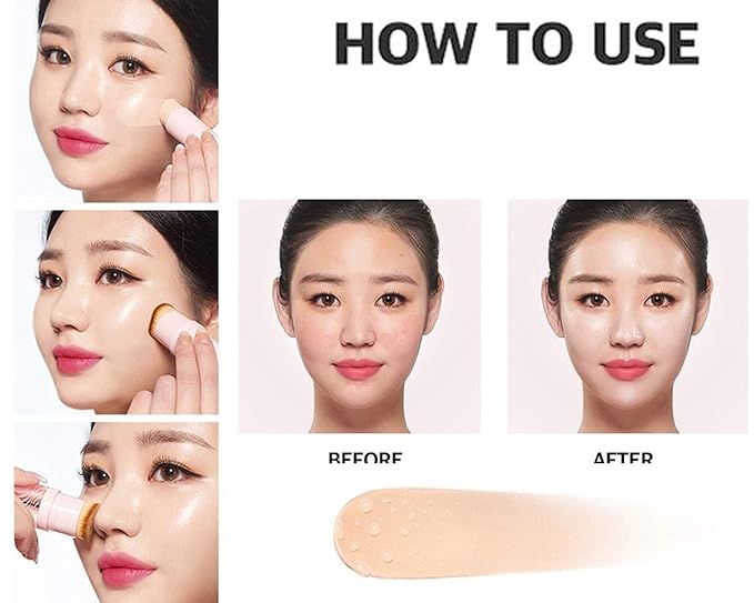 CHOSUNGAH Super Fit Mega Proof ver.5 Stick Foundation SPF50+ PA++++/ 12g, New Stick Season 5, Light Beige,Made In Korea