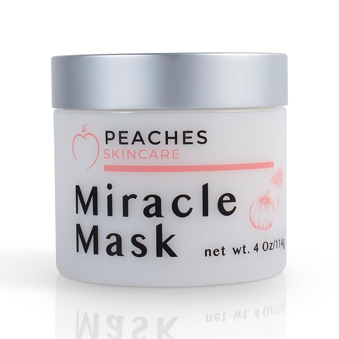 Hydrating Face Mask with Beeswax, Avocado Oil, Pumpkin, and More β Gently Removes Dead Skin Cells β Miracle Mask (1.7 oz)