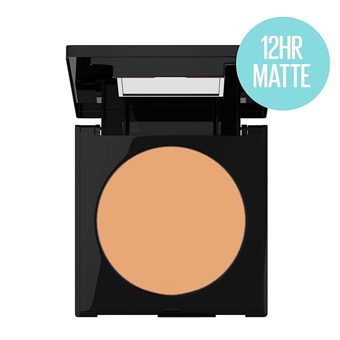 Maybelline Fit Me Matte + Poreless Pressed Face Powder Makeup & Setting Powder, Natural Tan, 1 Count