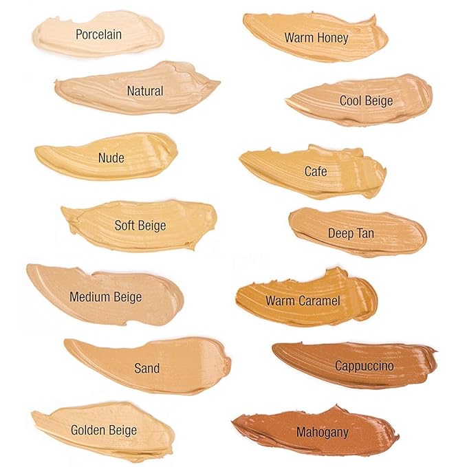 L.A. COLORS Truly Matte Foundation, Natural CLM352 (Pack of 2)