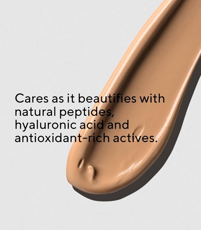 MΓDARA Organic Skincare |SKINONYM Semi-Matte Peptide Foundation, #50 GOLDEN SAND, 30ml β Boosted by collagen-supporting peptides, Semi-matte finish, Adapts to the skin's texture.