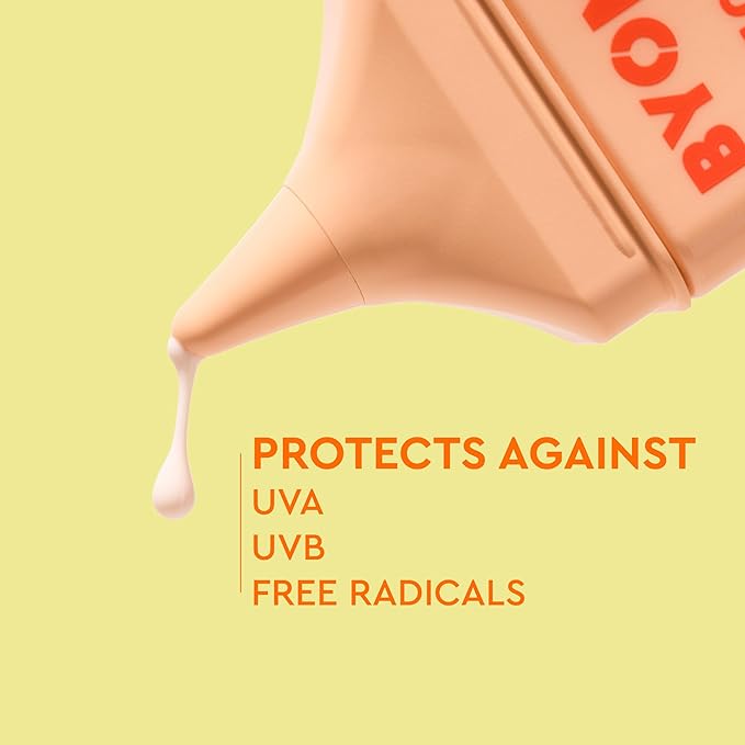 BYOMA SPF 30 Face Fluid - Ultra-Lightweight Facial Sunscreen for All Skin Tones - Luminous Glow, No White Cast - SPF Moisturizer Strengthens Skin Barrier - 1.69 fl.oz