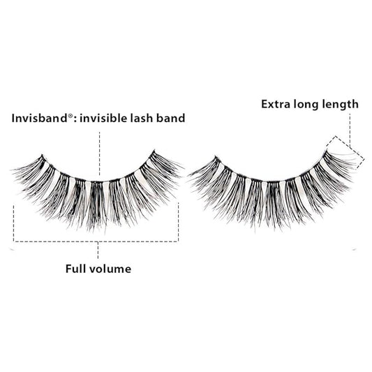Ardell Double Up 213 False Eyelashes, Dramatic Volume and Length, Reusable Strip Lashes for Bold Eye Look, 4 Pairs