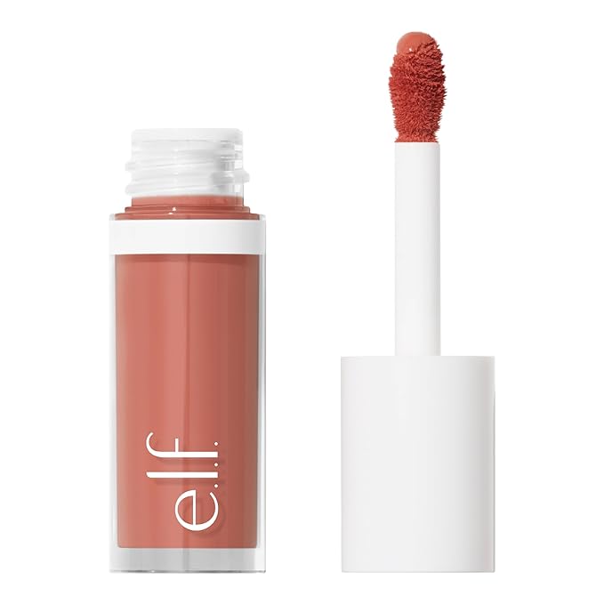 e.l.f. Camo Liquid Blush, Long-lasting Liquid Blush For High-pigment Color, Creates A Soft, Dewy Finish, Vegan & Cruelty-free, Dusty RosΓ©
