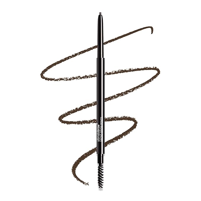 wet n wild Ultimate Brow Micro Eyebrow Retractable Pencil Bundle, Brunette 1.5mm & Ash Brow 1.5mm Ultra Fine Tips