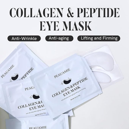 Under Eye Patches Collagen and Peptide Eye Mask for Dark Circles and Puffiness,Face Mask Skin Care Products 30 Pairs