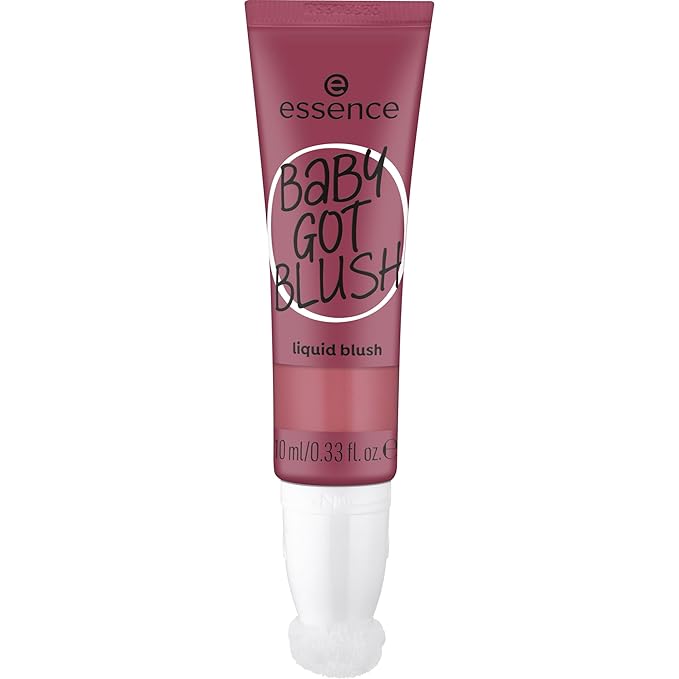 essence | Baby Got Blush Liquid Blush | Lightweight, Buildable, Radiant with Sponge Applicator | Vegan & Cruelty Free (20 | Blushin Berry)