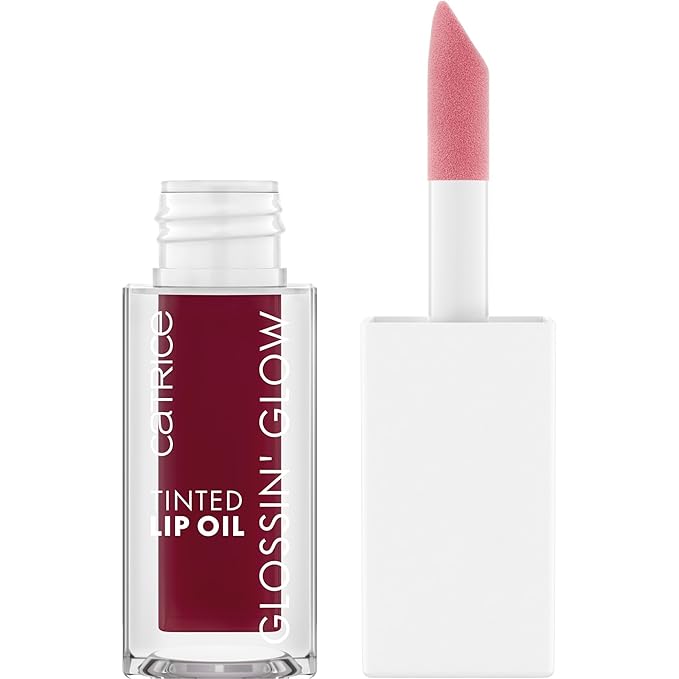 Catrice | Glossinβ Glow Tinted Lip Oil | High Shine, Moisturizing Lip Stain | With Cherry & Pomegranate Oil | Vegan, Gluten Free & Cruelty Free (070 | Make A Move)
