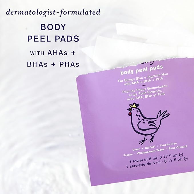 KP Bump Eraser Body Scrub with 10% AHA, Keratosis Pilaris Exfoliater with Glycolic and Lactic acids | Dermatologist Formulated β 10 Pack
