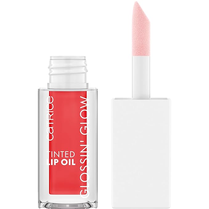 Catrice | Glossinβ Glow Tinted Lip Oil | High Shine, Moisturizing Lip Stain | With Cherry & Pomegranate Oil | Vegan, Gluten Free & Cruelty Free (20 | Drama Mama)