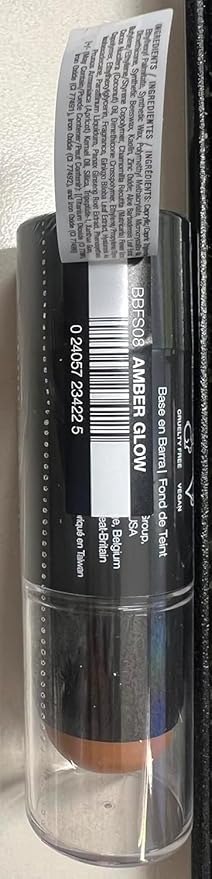 Palladio BUILD + BLEND Foundation Stick, Contour Stick for Face, Professional Makeup for Perfect Look, 0.25 Ounce (Amber Glow)